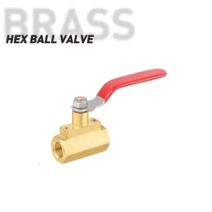 Manual 1 Inch Brass Pipe Fitting Hex Ball Valve for Building Water Supply and Drainage