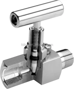 Manual 2-Way Needle Valve Model SS-V4 Stainless Steel 316 for Oil and Gas Applications