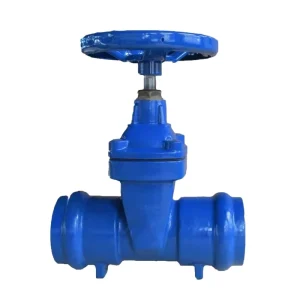 Manual Acid Resistant Flanged Gate Valve GGG50 EPDM Resilient Seated DN50 DN300 Medium Temperature General Application 18 Month