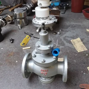 Manual Alloy Steel Sealing Valve High-Temperature Flange Carbon Steel Pressure-Reducing Diaphragm Control Valve for Water