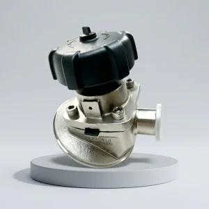 Manual Angle Hygienic Tank Bottom Valve Tri-Clamp CIP/SIP Cleanable DN40 Water High Temperature