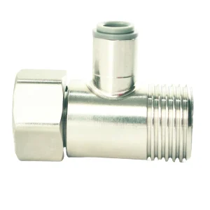 Manual Ball Angle Stop Valve Stainless Steel for Kitchen Faucet, Water Purifier, RV, and Commercial Use