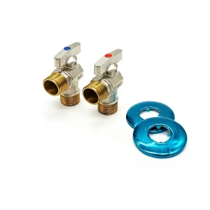 Manual Brass Angle Valve 3/4 Inch (6-Point)-High Flow for Water Heater Kitchen & Bathroom Washing Machine Male Thread