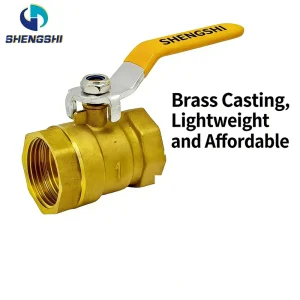 Manual Brass Ball Valve Threaded Connection High Temperature Gas OEM Manufacturer CE Certified 3-Year Warranty