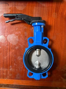 Manual Butterfly Valve Handle Clip-Type Butterfly Valve Custom 304 Valve Plate Ductile Iron Valve Body EPDM Rubber Seal