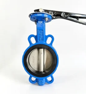 Manual Butterfly Valve SS304 DN50 DN600 Port Size