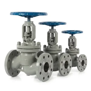 Manual Carbon Steel Flanged Globe Valve DN15-DN300 PN16 PN25 Stop Valve for Industrial Plumbing and Heating Systems