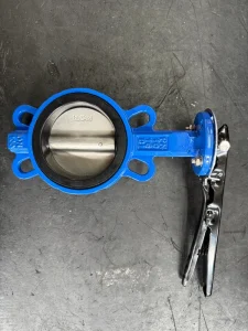 Manual Cast Iron Wafer Type Butterfly Valve with EPDM Lining and Handle DN50 DN600