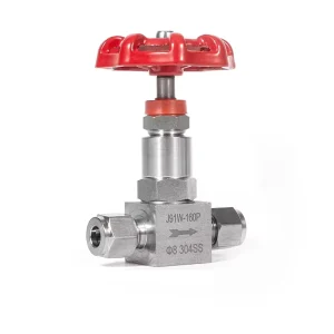 Manual Compression Needle Check Valve High Pressure J91W-160P 6000 PSI OD 8MM Thread for 1/2″ Water Gas Oil