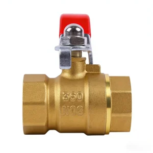 Manual Copper Ball Valve Warm Water Valve Household Yellow Brass Heavy Duty Ball Valve Engineering Pipeline Valve