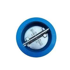 Manual Double-disc Check Valve with Double-plate Check Flap EPDM Sealing Normal Temperature for Water Oil & Gas Media
