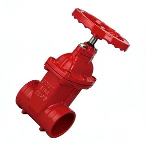 Manual Ductile Iron Valve Body Concealed Lever Gate Valve Fire Equipment Accessories Customizable for Water Medium