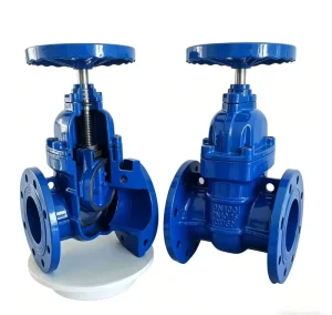 Manual Dustproof Water Underground Buried Pipeline Sealed Flange Soft Seal Non-rising Stem Ductile Iron Gate Valve