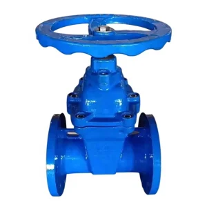 Manual Flanged Gate Valve Normal Temperature Water Compatible Water Cast Iron Gate Valve Handwheel Flanged Gate Valve