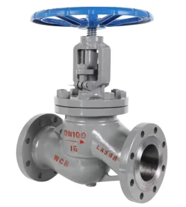 Manual Globe Stop Valve Class300 WCB High Temperature Base Shutoff OEM Flange Connection