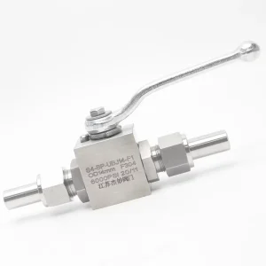 Manual High Pressure 304 Stainless Steel Butt Weld Three Piece Ball Valve with 14mm Port Size for Gas Water Oil Media