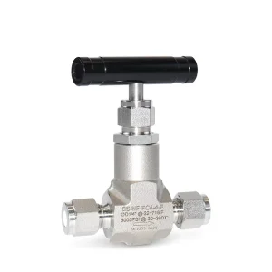 Manual High Pressure 6000 PSI Hydraulic Needle Valve for Gas, Water, and Oil Control