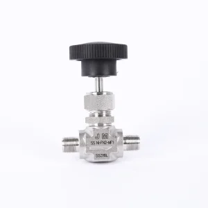 Manual High Pressure Stainless Steel Needle Valve High Temperature 1-Way Flow Control Shut-Off