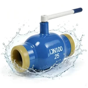 Manual Lever Operated Welded Ball Valve (Q61F-16) Cast Steel 2 Connection 1/2 Port PTFE Sealing High Water/ODM Gas Low
