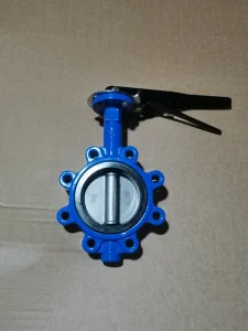 Manual Operated Butterfly Valve DN100 Cast Iron EPDM Material Half-piece Connection SS316 Model
