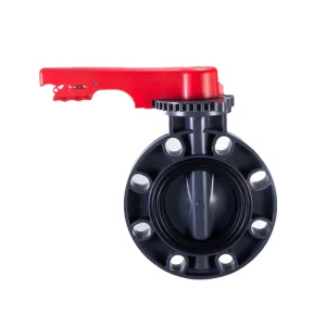 Manual Operated Control PVC Butterfly Valve Set 2″ 8″ for Water Support
