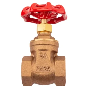 Manual PN25 Bronze Copper Angle Hydraulics Brass Gate Valve Full Port 2 Inch Shutoff Pipe Plumbing Fittings Connectors