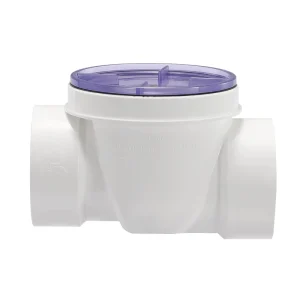 Manual PVC Backwater Valve 1-1/2 to 6 Inches for Water