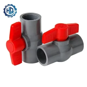 Manual PVC Ball Valve 1/2 Inch – 8 Inch Threaded for Water Supply with Handle