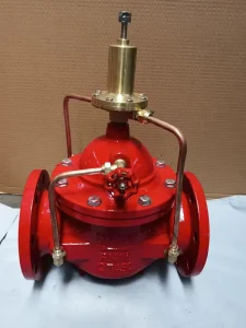 Manual Pressure-Maintaining and Relief Valve with 3 Inch Port and 10-50 Bar Range