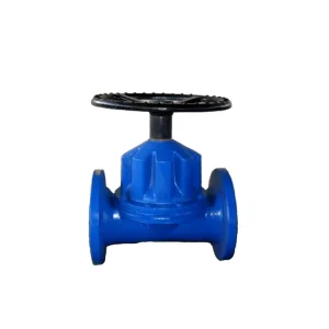 Manual Saunders Straight Through Diaphragm Valve PN16 for Slurry