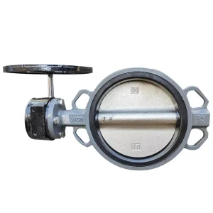 Manual Seal Cast Steel Worm Gear Wafer Butterfly Valve for General Use