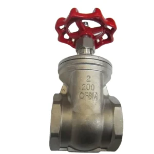 Manual Slide Gate Valve Female Threaded Ends 200PSI 304 Stainless Steel Water Gate Valve Price