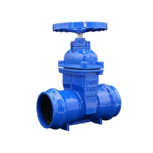 Manual Socket End Rubber Seat Safety Ductile Iron Gate Valves for Pipes Water Use General Application