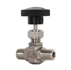Manual Stainless Steel 316/304 Flow Control Needle Valve 1/8-1 in Size 3000-10000 psi Working Pressure