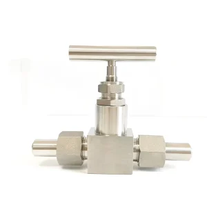 Manual Stainless Steel 316L Needle Valve Butt Welding Union Type DN10-DN25 Bore Size 6000 psi Working Pressure