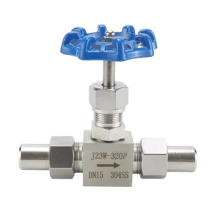 Manual Stainless Steel External Thread Welded High pressure Needle Valve J23W 160P 1 Year Warranty OEM ODM