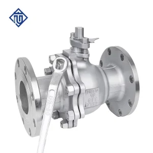 Manual Stainless Steel Flanged Floating Ball Valve DN15 DN200 Customizable