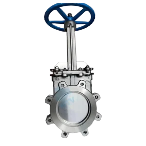 Manual Stainless Steel Knife Gate Valve Flange Knife Gate Valve PN16 Sewage Treatment Wear-resistant Slurry Valve