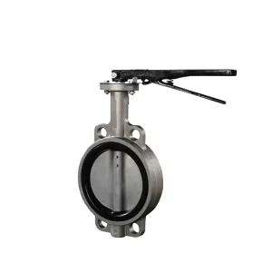 Manual Stainless Steel Wafer Butterfly Valve for Industrial Fluid Control