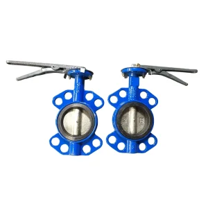 Manual Standard Pneumatic Wafer Butterfly Valve with Rubber Seat Water Valve