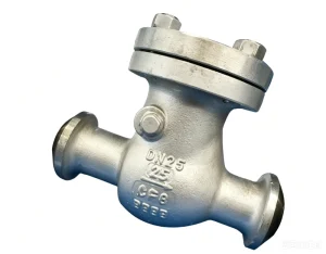Manual Swing Check Valve for Gas Applications Metal Construction