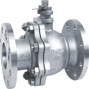 Flanged Stainless Steel Ball Valve 316 Reduced Bore Class 150 for Steam Service Metal Seated