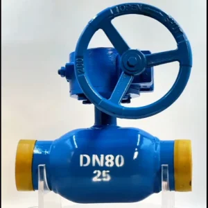 Manual Turbo Ball Valve Fully Welded Stainless Steel Ball Soft Seal Water Oil OEM Customized DN50-DN400 300psi