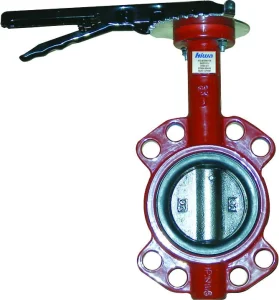 Manual Wafer Centerline Type Butterfly Valve for Gas Water Oil Medium Temperature
