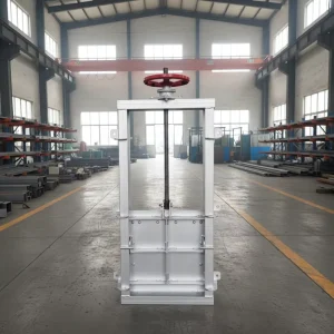 Manual Water Gate Control Wall mounted Channel Penstock for Flow Control in Sewage Treatment and Water Diversion Projects
