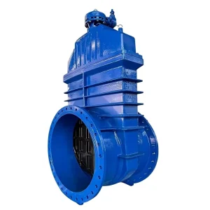 Manual Wide Caliber Full Flow Flange Soft Seal Non-rising Stem Gate Valve for Large Water Treatment Plant Pipeline