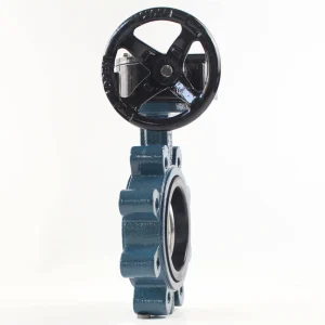 Manual Worm Gear Pneumatic Electric Control Lug Type Wafer Butterfly Valve DN125 SS304 Gas Water Oil Normal Temperature