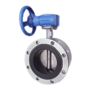Manual butterfly Valve with LEVER WORM GEAR Support Custom Worm Gear butterfly Valve