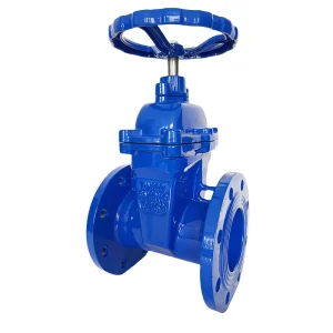 Manual powered Z45X Flange Gate Valve with Non rising Stem and EPDM Rubber Soft Seat for Water Medium Applications