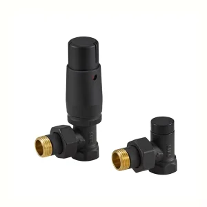 Manufacturer China OEM 1/2-Inch x 3/4-Inch Brass Angle Thermostatic Radiator Valve for Central Heating Systems
